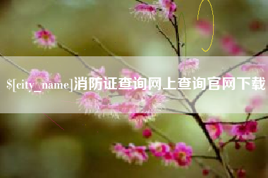 江门消防证查询网上查询官网下载