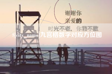 江门九宫格数字对应方位图