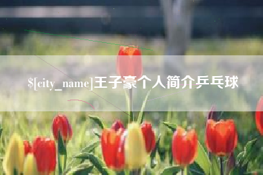江门王子豪个人简介乒乓球