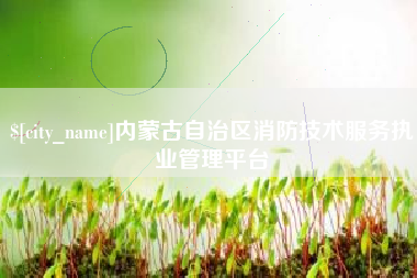 江门内蒙古自治区消防技术服务执业管理平台