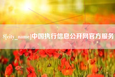 江门中国执行信息公开网官方服务