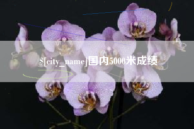江门国内5000米成绩