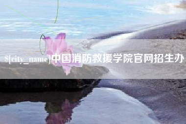 江门中国消防救援学院官网招生办