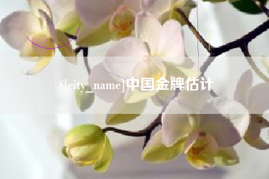 江门中国金牌估计
