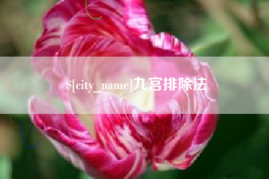 江门九宫排除法