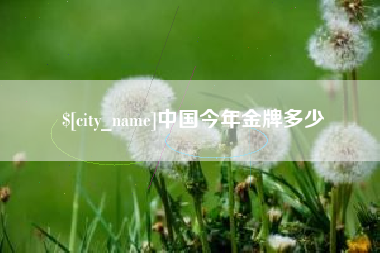 江门中国今年金牌多少
