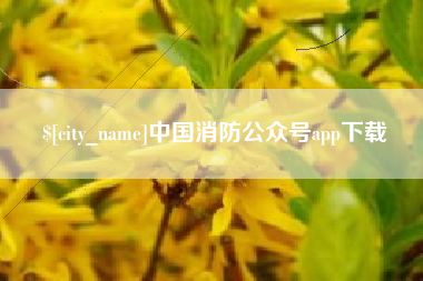 江门中国消防公众号app下载