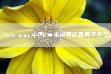 江门中国5000米世界纪录男子多少