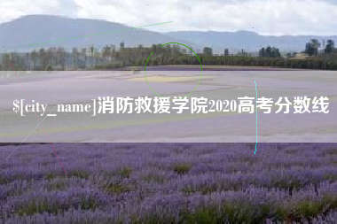 江门消防救援学院2020高考分数线