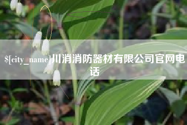 江门川消消防器材有限公司官网电话