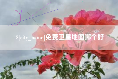 江门免费卫星地图哪个好
