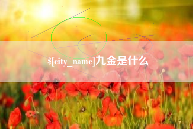 江门九金是什么