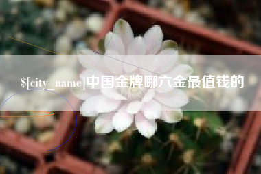 江门中国金牌哪六金最值钱的