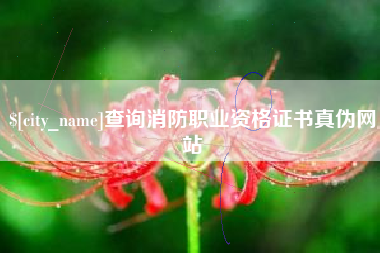 江门查询消防职业资格证书真伪网站