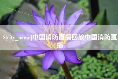 江门中国消防直播回放中国消防直播