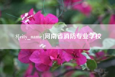 江门河南省消防专业学校